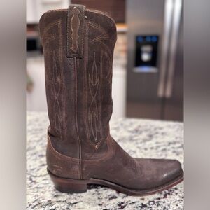 Lucchese Dark Brown Cowboy Boots